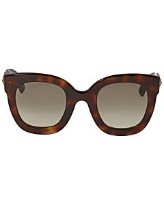 Gucci 49 mm Havana Sunglasses