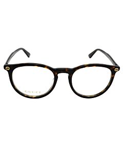 Gucci 50 mm Havana Eyeglass Frames