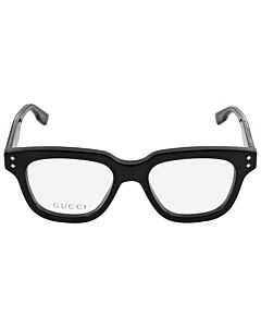 Gucci 50 mm Shiny Black Eyeglass Frames