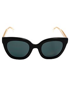 Gucci 51 mm Black/Crystal Sunglasses