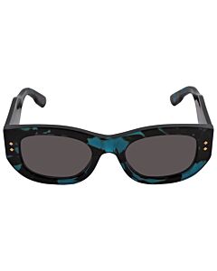 Gucci 51 mm Blue Havana Sunglasses
