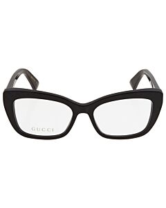 Gucci 51 mm Shiny Black Eyeglass Frames