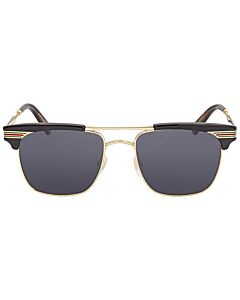 Gucci 52 mm Gold, Black Sunglasses