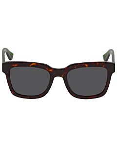 Gucci 52 mm Havana/Green Sunglasses