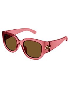 Gucci 52 mm Red Sunglasses