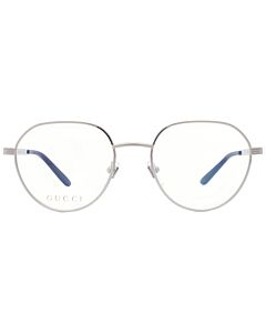 Gucci 52 mm Silver Eyeglass Frames