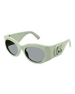 Gucci 53 mm Green Sunglasses