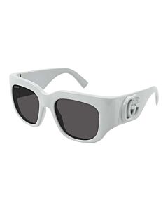 Gucci 53 mm Grey Sunglasses