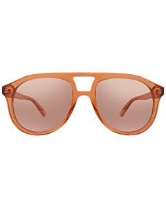Gucci 54 mm Orange Sunglasses