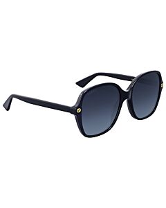 Gucci 55 mm Black Sunglasses