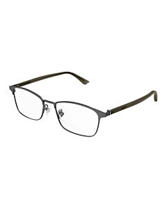 Gucci 55 mm Gunmetal Eyeglass Frames