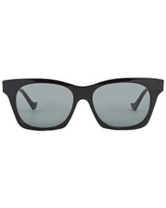 Gucci 55 mm Shiny Black with White Stones Sunglasses