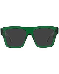 Gucci 55 mm Transparent Green Sunglasses