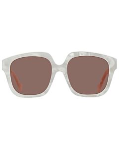 Gucci 55 mm White Sunglasses