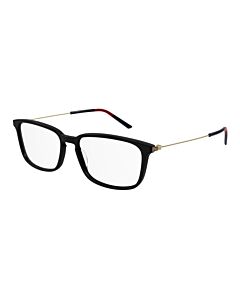 Gucci 56 mm Black/Gold Eyeglass Frames