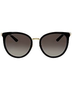 Gucci 56 mm Black, Gold Sunglasses
