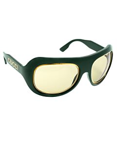 Gucci 56 mm Green Sunglasses