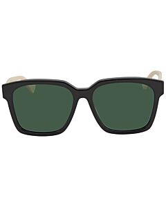 Gucci 57 mm Black/White Sunglasses