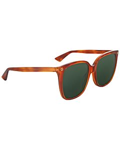 Gucci 57 mm Havana Sunglasses