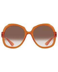 Gucci 57 mm Orange Sunglasses