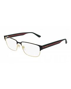 Gucci 58 mm Black/Gold Eyeglass Frames