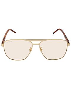Gucci 58 mm Gold;Havana Sunglasses