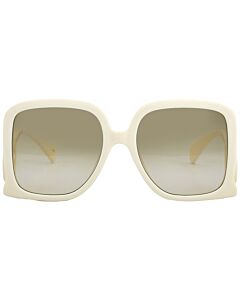 Gucci 58 mm Ivory Sunglasses