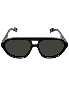 Gucci 58 mm Shiny Black Sunglasses