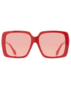 Gucci 58 mm Shiny Red Sunglasses