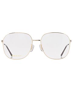 Gucci 59 mm Gold Eyeglass Frames