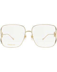 Gucci 60 mm Gold Eyeglass Frames