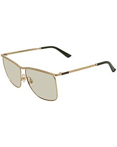 Gucci 62 mm Gold Sunglasses