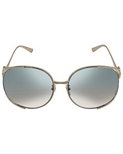 Gucci 63 mm Gold Sunglasses