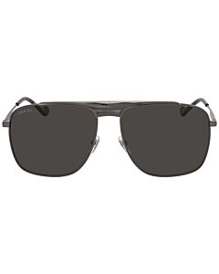 Gucci 63 mm Ruthenium Sunglasses