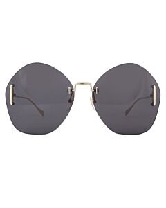 Gucci 65 mm Gold Sunglasses