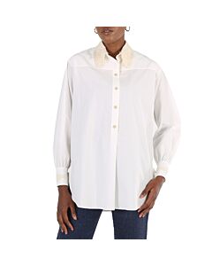 Gucci Detachable Collar Oversized Shirt