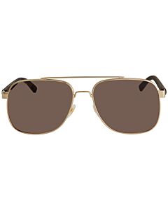 Gucci GG0422 60 mm Gold Sunglasses