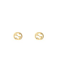 Gucci Interlocking G gold earrings