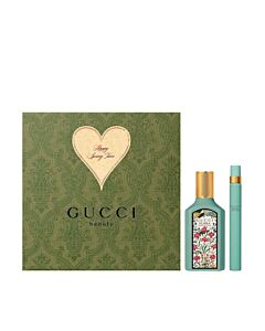Gucci Ladies Flora Gorgeous Jasmine Gift Set Fragrances 3616303465056