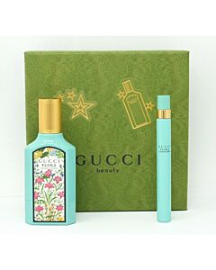 Gucci Ladies Flora Gorgeous Jasmine Gift Set Fragrances 3616304679117