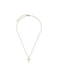 GUCCI LINK TO LOVE CROSS NECKLACE YG  - YBB758937001