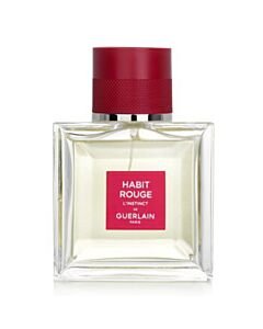 Guerlain Men's Habit Rouge L'Instinct Intense EDT Spray 1.6 oz Fragrances 3346470304987