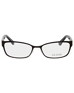 Guess 50 mm Matte Black Eyeglass Frames