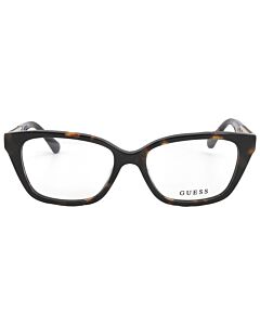 Guess 53 mm Havana Eyeglass Frames