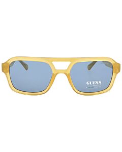 Guess 53 mm Shiny Yellow Sunglasses
