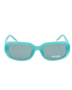 Guess 54 mm Shiny Turquoise Sunglasses