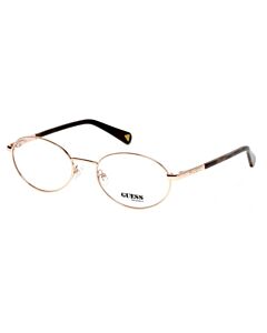 Guess 55 mm Pale Gold Eyeglass Frames