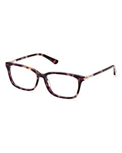 Guess 55 mm Violet Havana Eyeglass Frames