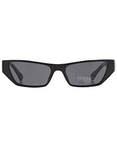 Guess 56 mm Shiny Black Sunglasses