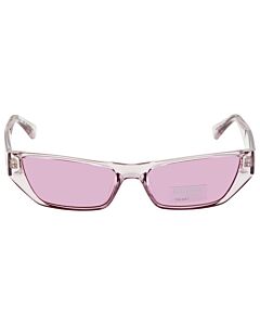 Guess 56 mm Shiny Violet Sunglasses